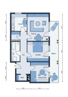 Grundriss Wo. 16