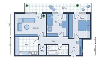Grundriss Wo. 21